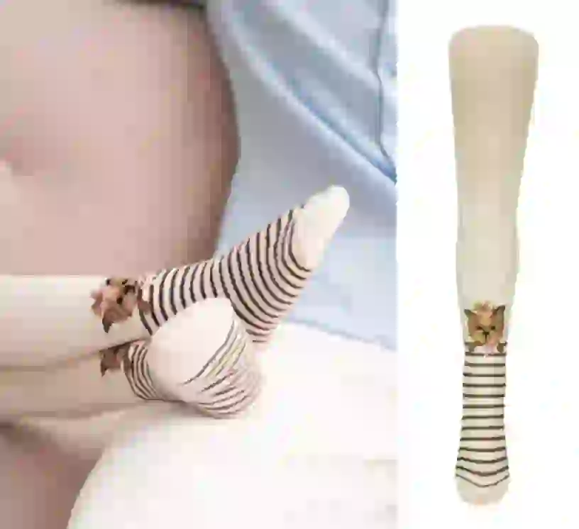 КОЛГОТКИ С РИСУНКОМ ЙОРК ЭКРЮ